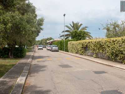 ...che ci introduce in un�area caratterizzata da verde e piccoli negozietti